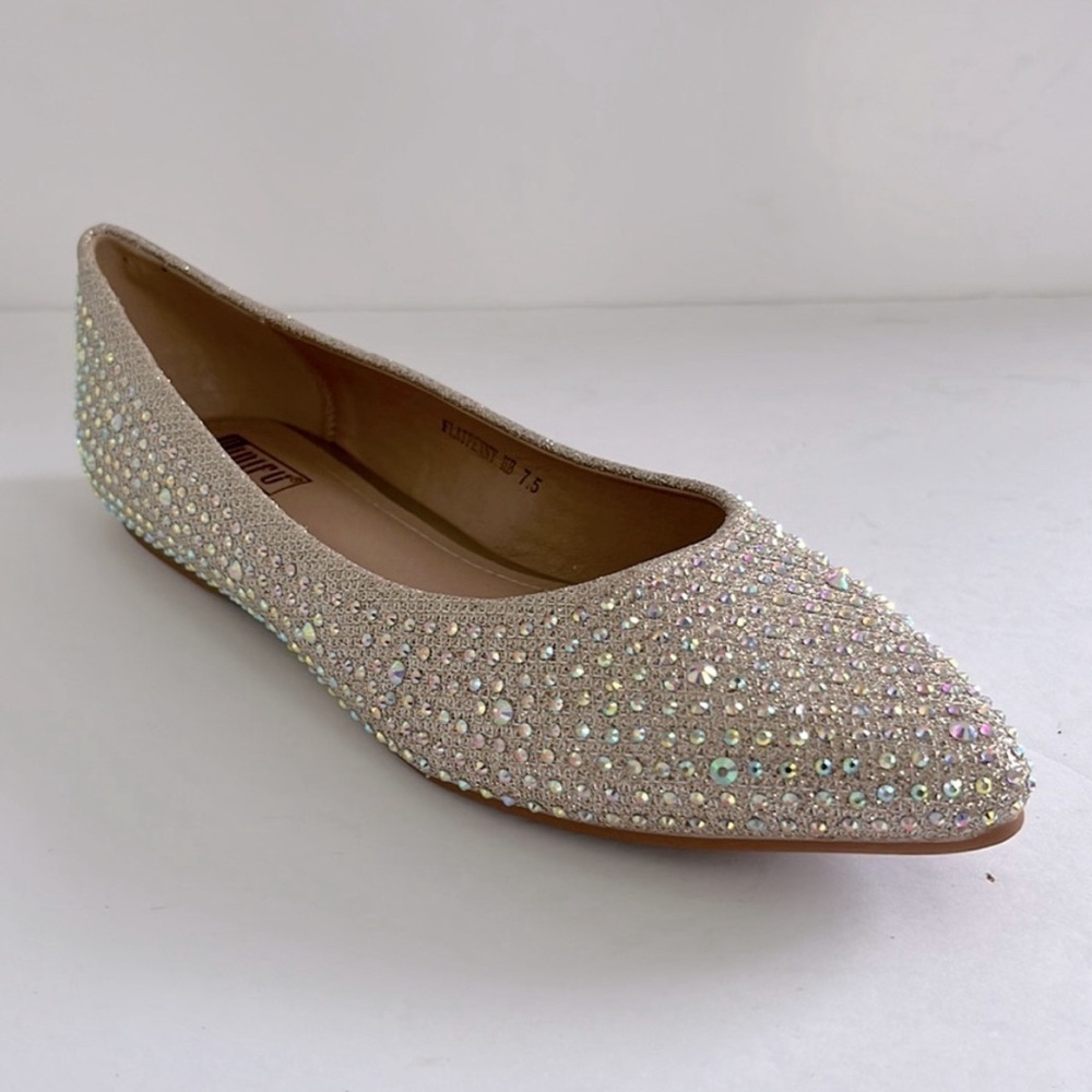 D!D!Fu Shoes Womens Ballet Rhinestone Crystals Flats Mary Jane  Size 7.5US NEW - Picture 4 of 7